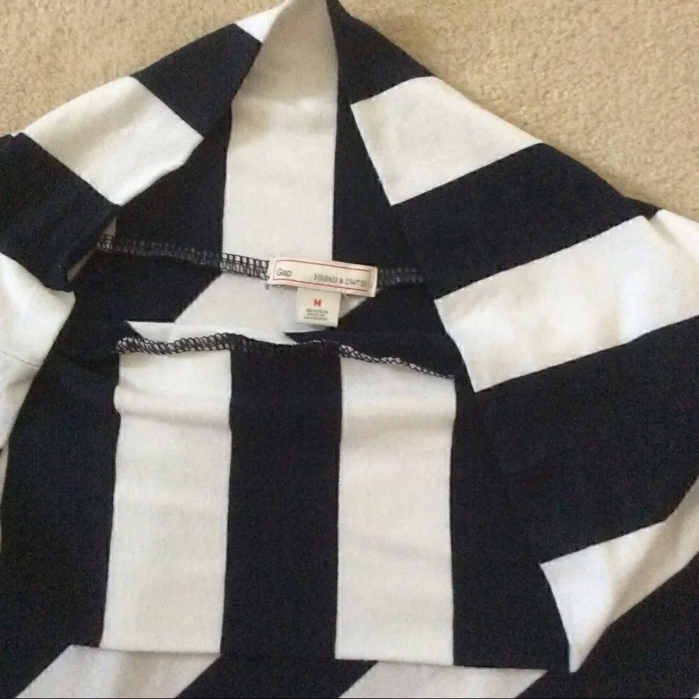 Gap summer knit skirt nautical stripes